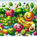 Discover the Joy of Healthy Eating with Cartoon Food Illustrations