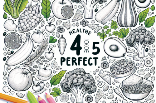 Contoh Poster Mewarnai: Sketsa Gambar Makanan 4 Sehat 5 Sempurna Terbaik