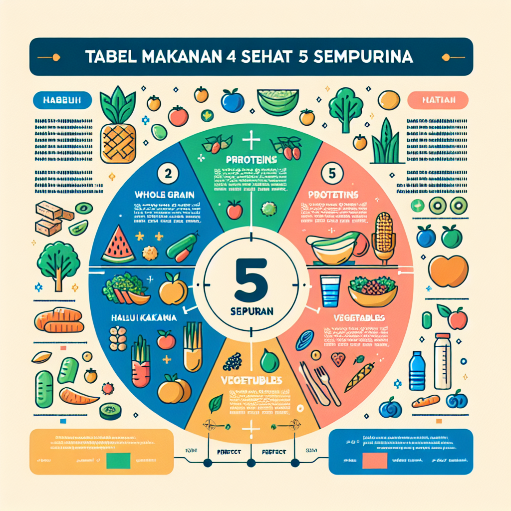 The Ultimate Guide to Tabel Makanan 4 Sehat 5 Sempurna for a Balanced Diet