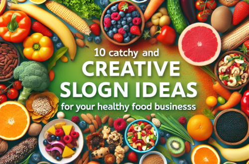 10 Catchy and Creative Slogan Ideas for Your Healthy Food Business